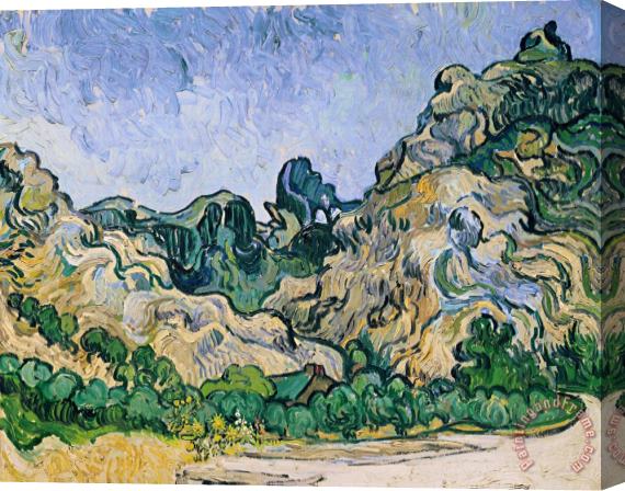 Vincent Van Gogh The Alpilles Stretched Canvas Print / Canvas Art