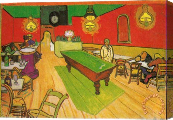 Vincent van Gogh The Night Cafe in Arles Stretched Canvas Painting / Canvas Art