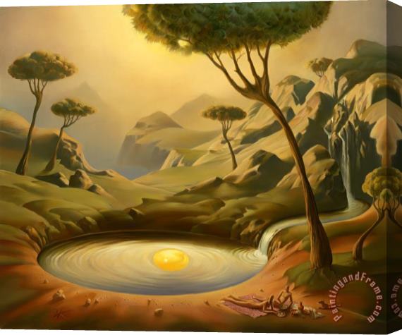Vladimir Kush Breakfast on The Lake Stretched Canvas Painting / Canvas Art