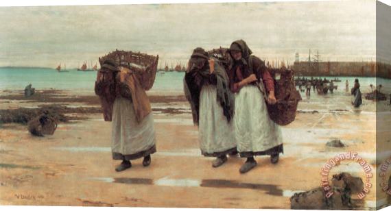 Walter Langley The Breadwinners Stretched Canvas Print / Canvas Art