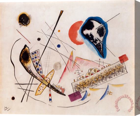 Wassily Kandinsky Lyric Composition Stretched Canvas Print / Canvas Art