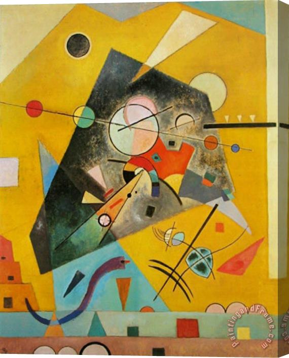 Wassily Kandinsky Silent Harmony Stretched Canvas Painting / Canvas Art