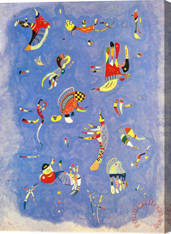 Wassily Kandinsky Sky Blue C 1940 Stretched Canvas Painting / Canvas Art