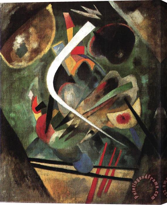 Wassily Kandinsky White Stroke 1920 Stretched Canvas Painting / Canvas Art