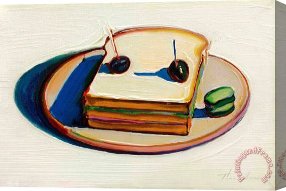 Wayne Thiebaud Sandwich, 1963 Stretched Canvas Painting / Canvas Art
