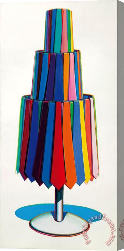 Wayne Thiebaud Tie Rack, 1969 Stretched Canvas Painting / Canvas Art