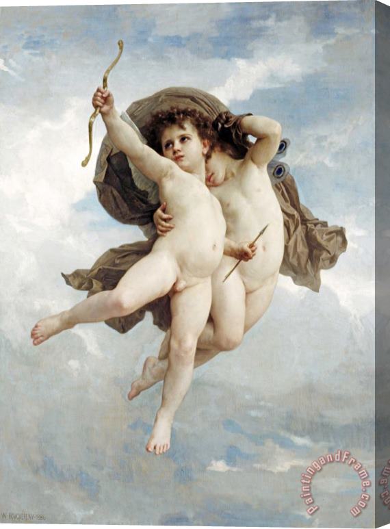William Adolphe Bouguereau L'amour Vainqueur Stretched Canvas Painting / Canvas Art