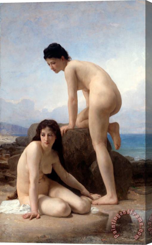 William Adolphe Bouguereau The Bathers, 1884 Stretched Canvas Print / Canvas Art