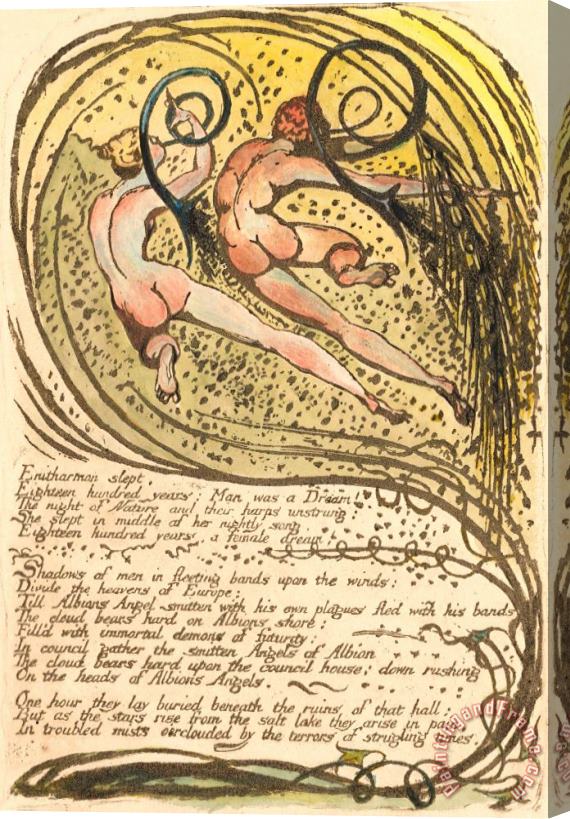 William Blake Europe. a Prophecy, Plate 10, 