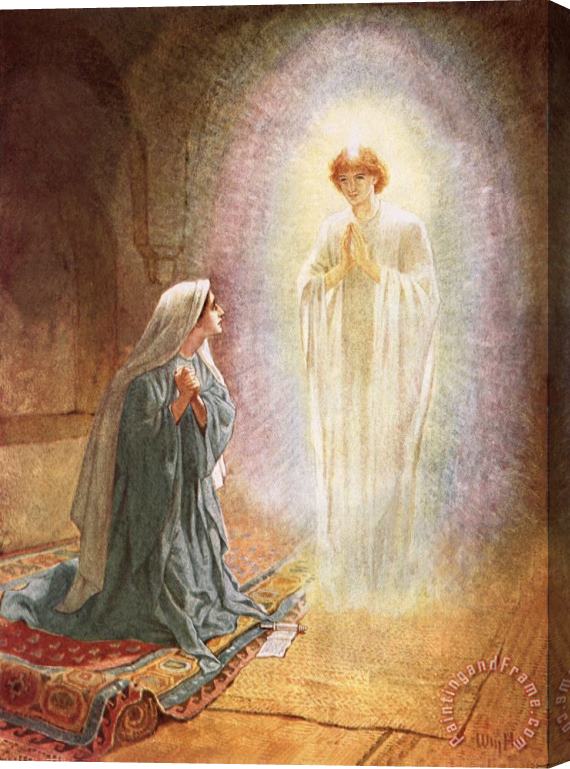 William Brassey Hole Annunciation Stretched Canvas Painting / Canvas Art