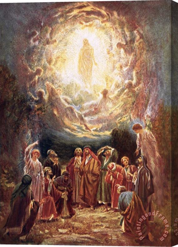 William Brassey Hole Jesus ascending into heaven Stretched Canvas Painting / Canvas Art