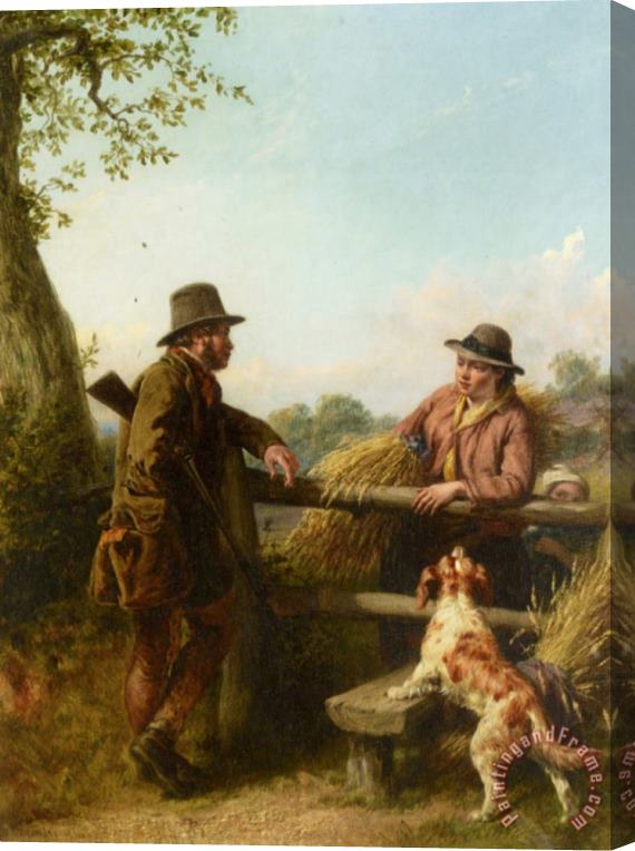 William Bromley III Country Conversation Stretched Canvas Painting / Canvas Art