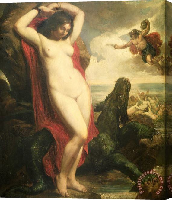 William Etty Andromeda and Perseus Stretched Canvas Painting / Canvas Art