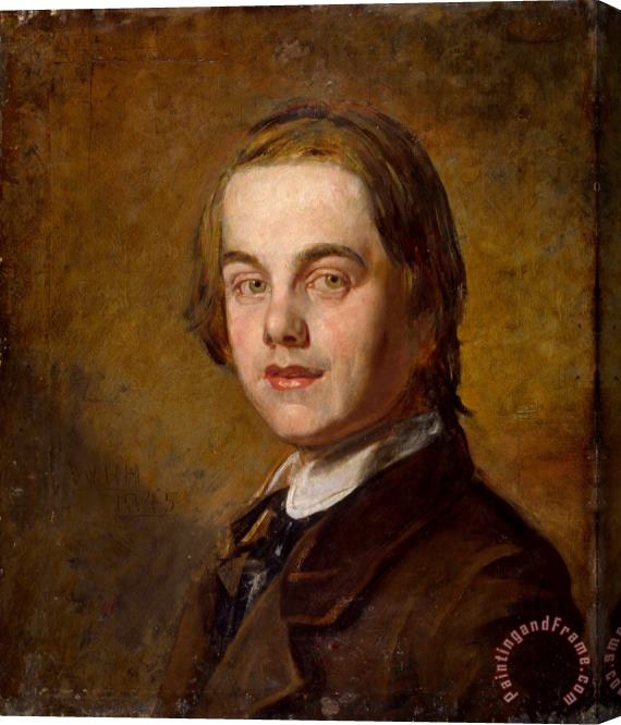 William Holman Hunt Self Portrait Stretched Canvas Print / Canvas Art