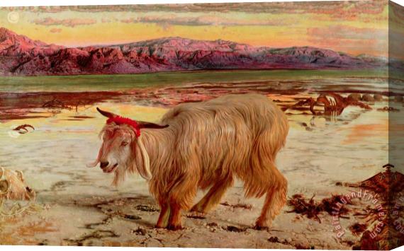William Holman Hunt The Scapegoat Stretched Canvas Print / Canvas Art