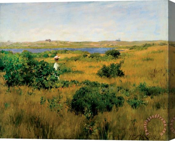 William Merritt Chase Summer at Shinnecock Hills Stretched Canvas Painting / Canvas Art