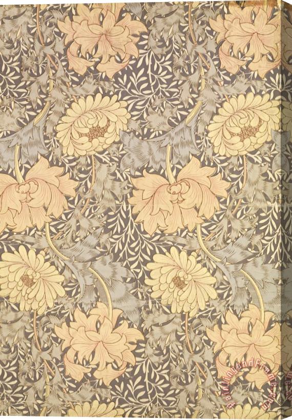 William Morris Chrysanthemum Stretched Canvas Painting / Canvas Art