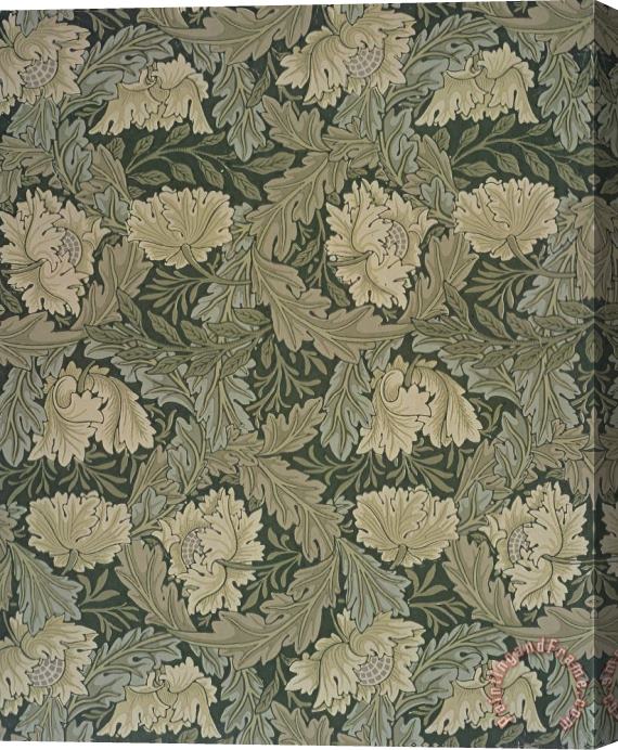 William Morris Design for 'Lea' wallpaper Stretched Canvas Painting / Canvas Art