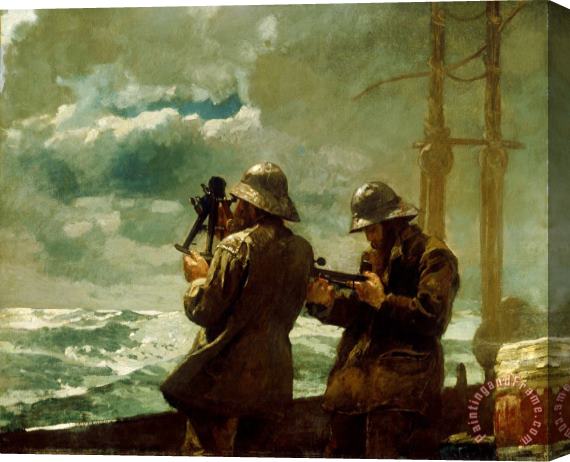 Winslow Homer Eight Bells Stretched Canvas Print / Canvas Art