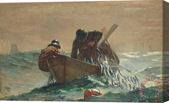 Winslow Homer The Herring Net Stretched Canvas Painting / Canvas Art