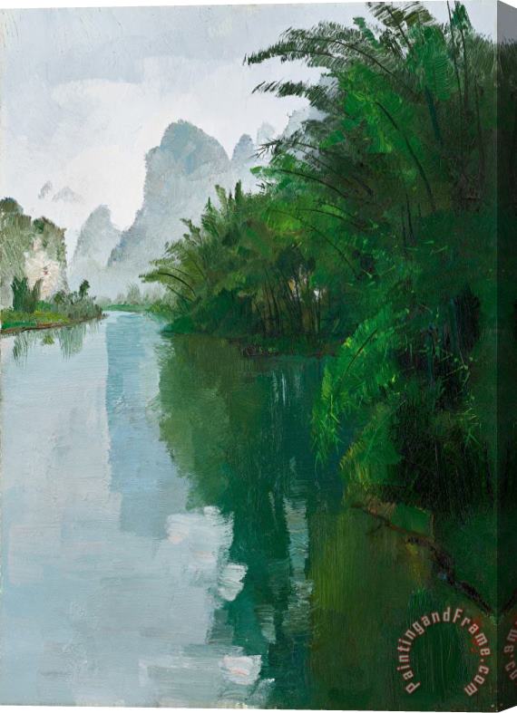 Wu Guanzhong Bamboo Forest of The Lijiang River 灕江竹林, 1977 Stretched Canvas Painting / Canvas Art