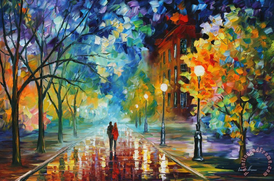 Leonid Afremov Freshness Of Cold Painting - Freshness Of Cold Print For 