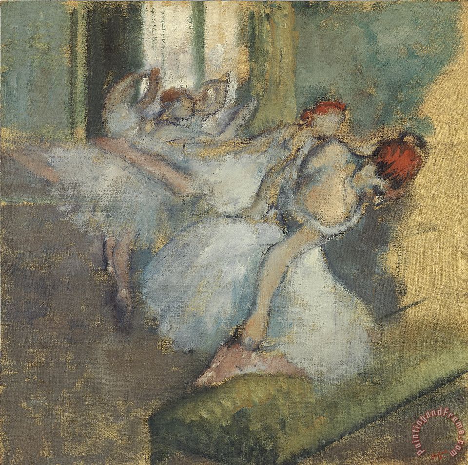 Degas Ballet Dancer painting - Ballet Dancer print for sale