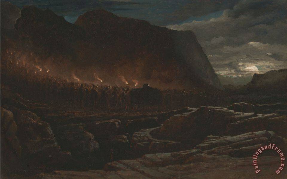 Francis Danby Funeral Procession painting Funeral Procession print for sale