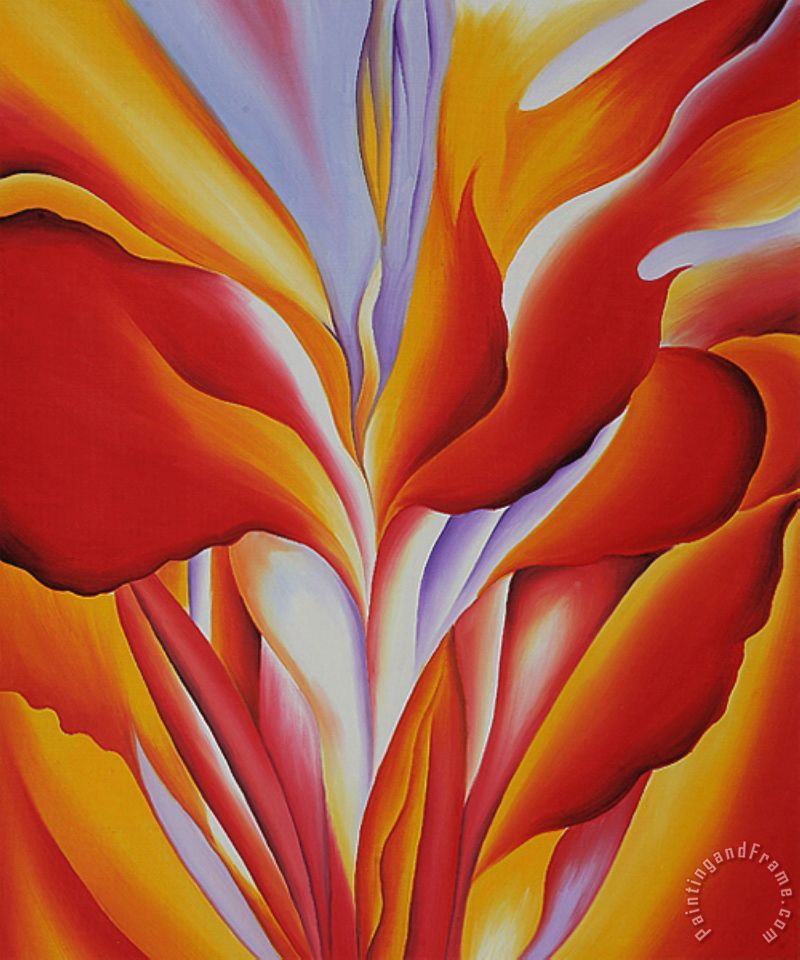 Georgia O'keeffe Red Canna 1 painting - Red Canna 1 print for sale