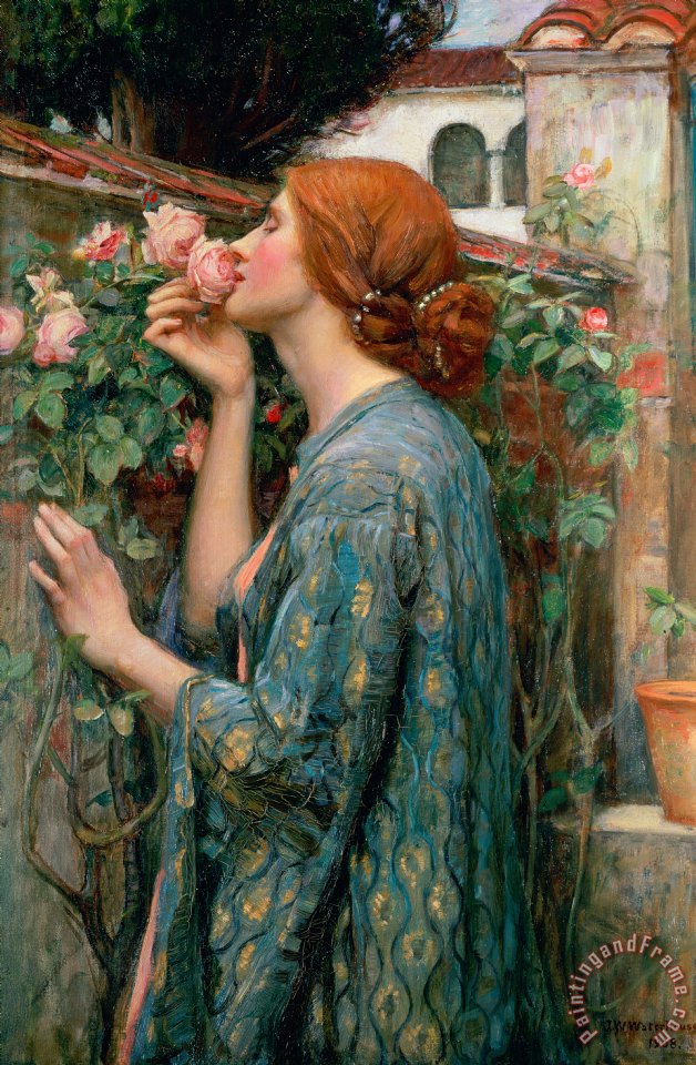 Image result for The Soul of the Rose John William Waterhouse painting