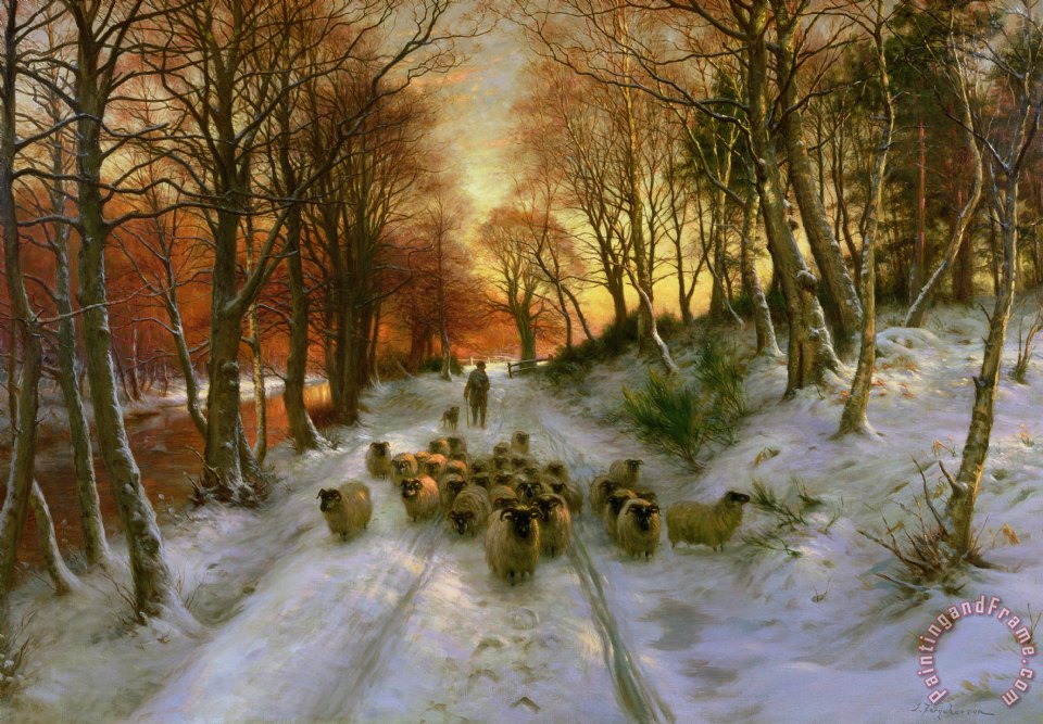 Joseph Farquharson Glowed with Tints of Evening Hours