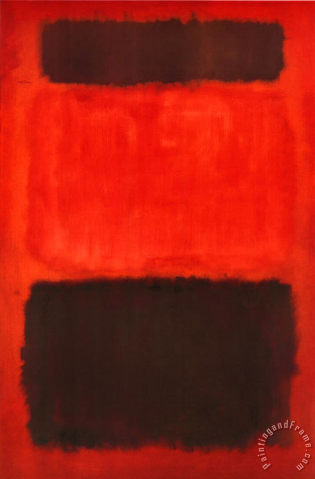 Mark Rothko Brown And Black In Reds 1957 Painting - Brown And Black In 