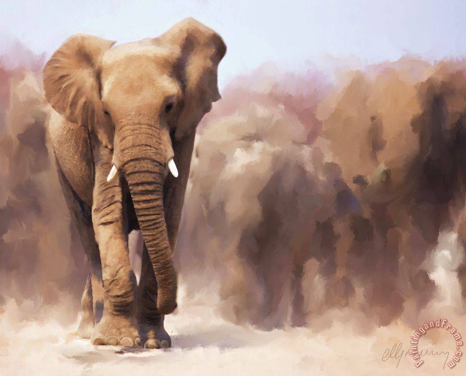Michael Greenaway Elephant Painting painting Elephant