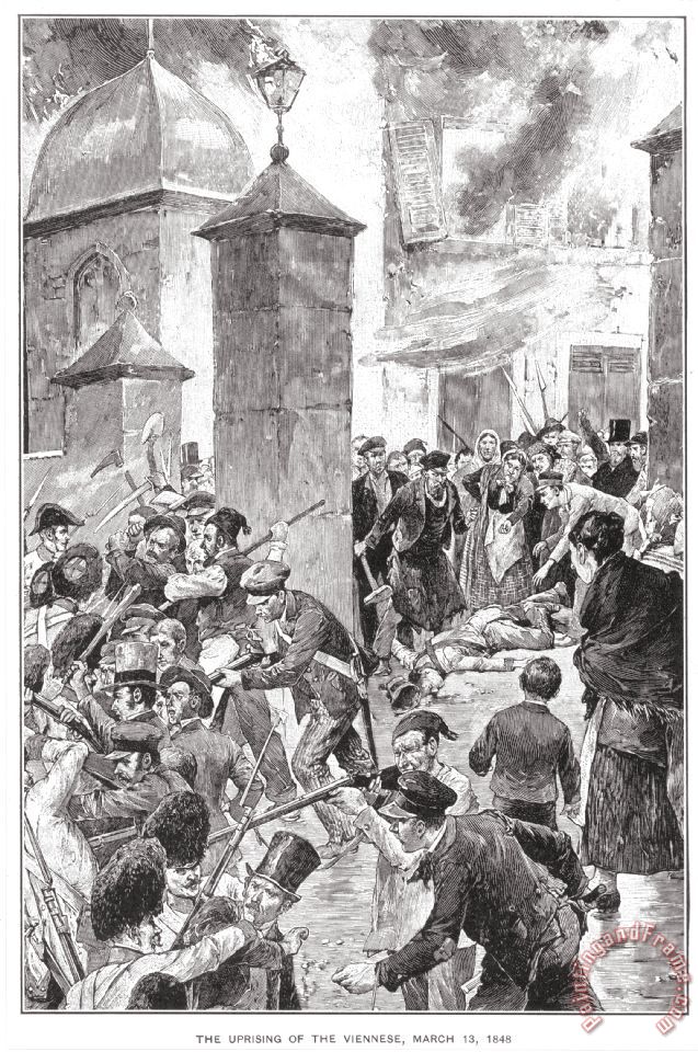 Others Austrian Revolution, 1848 painting Austrian Revolution, 1848