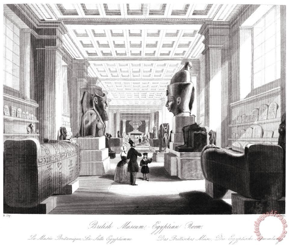 Others BRITISH MUSEUM, c1860 painting BRITISH MUSEUM, c1860 print for