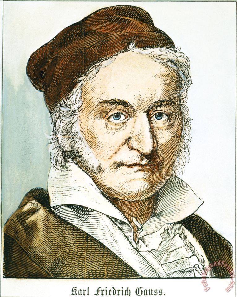 Karl Friedrich Gauss painting - Others Karl Friedrich Gauss Art Print - karl_friedrich_gauss