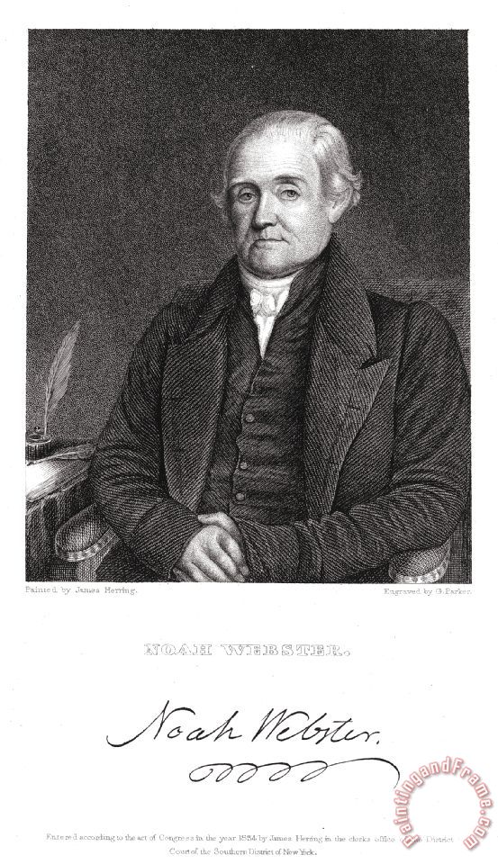 Others Noah Webster (1758-1843) painting - Noah Webster (1758-1843 ...