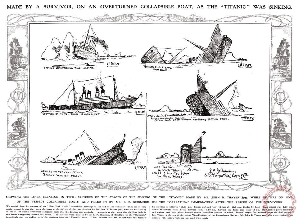Titanic Sinking 1912