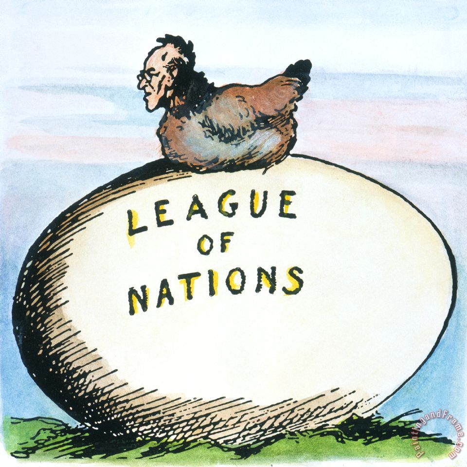 Others Wilson League Of Nations painting Wilson League Of Nations