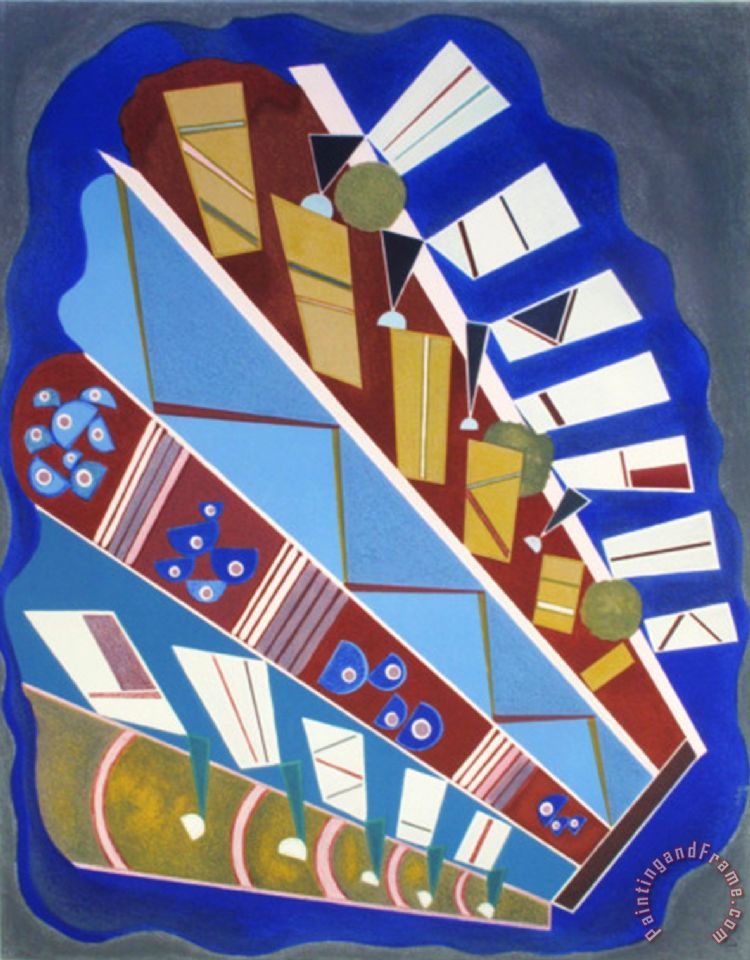 Wassily Kandinsky Untitled painting Untitled print for sale