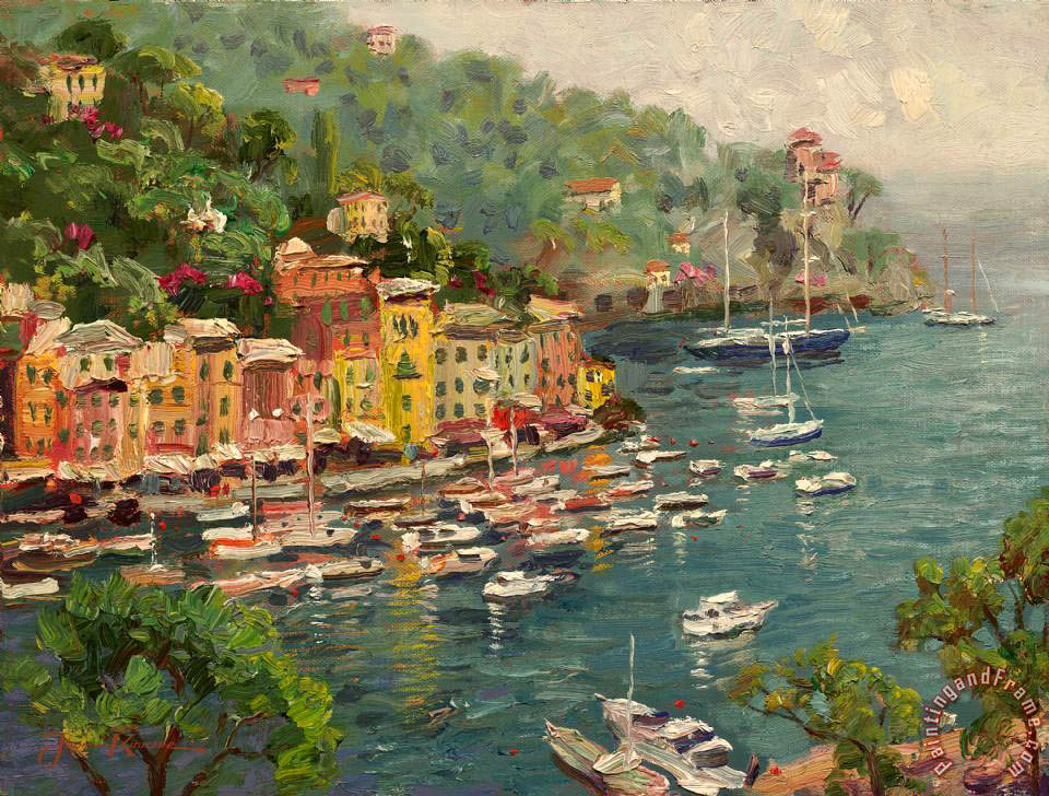 Thomas Kinkade Portofino painting - Portofino print for sale