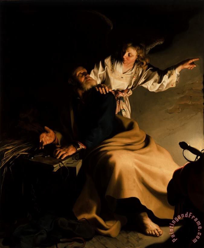 Abraham Bloemaert The Liberation of Saint Peter Art Painting