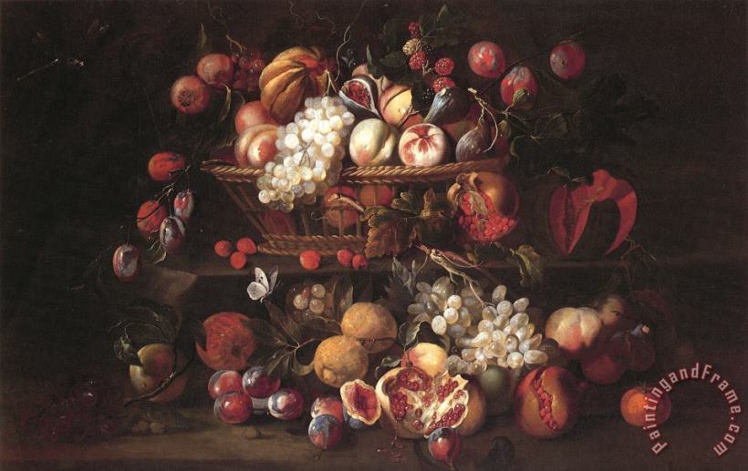 Abraham Brueghel (breugel, Breughel) Nature Morte Aux Fruits Art Print