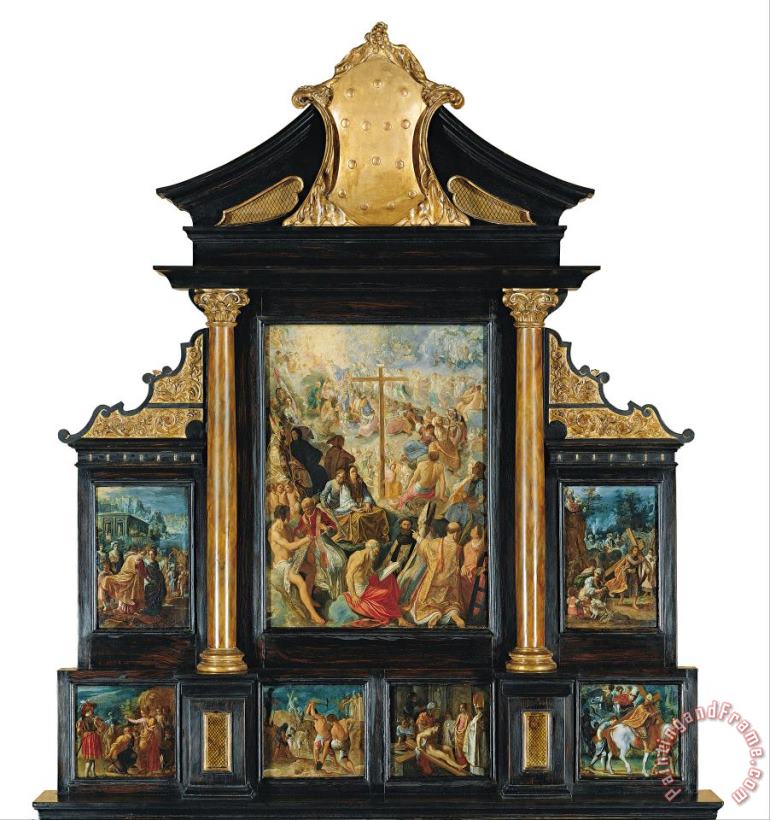 Adam Elsheimer The Altarpiece of The Exaltation of The True Cross Art Print