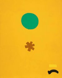 Adolph Gottlieb Black Note, 1971