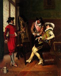 Adolphe Alexandre Lesrel The Critics