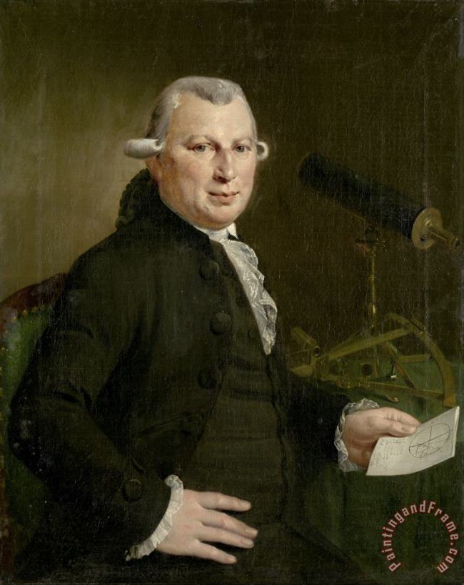 Adriaan de Lelie Portrait of Hendrick De Hartog Art Painting