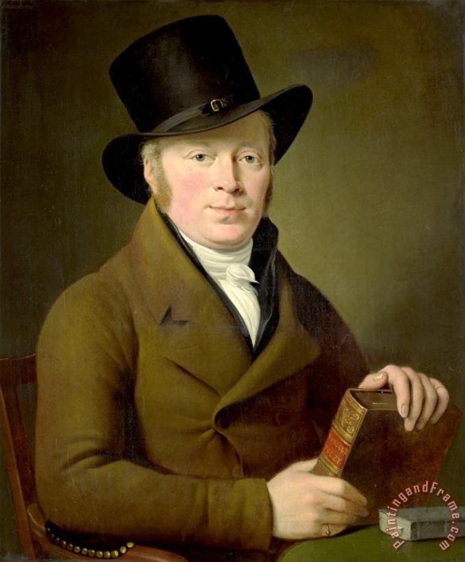Adriaan de Lelie Portrait of The Poet Barend Klijn Barendsz Art Painting