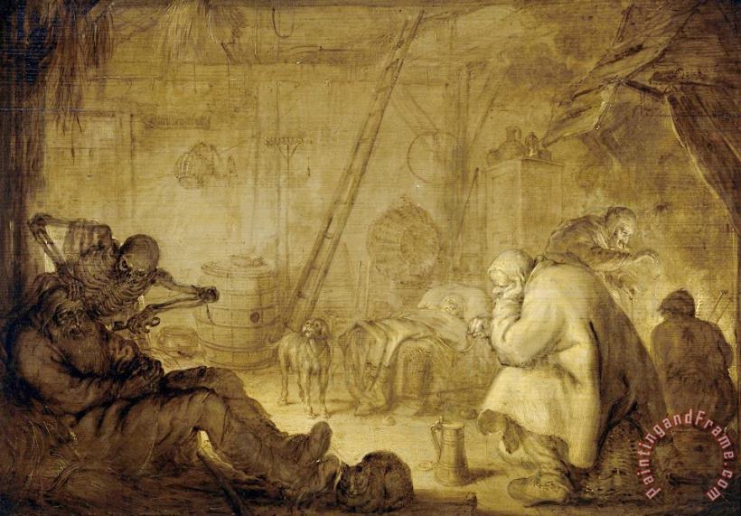 The End of Misery painting - Adriaen Pietersz. van de Venne The End of Misery Art Print