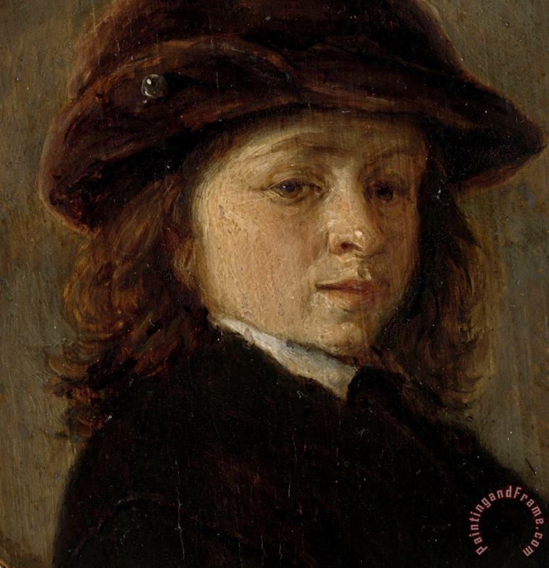 Adriaen Van Ostade Portrait of a Boy Art Painting